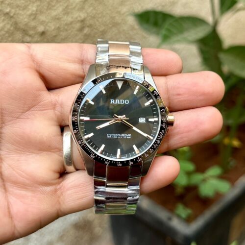 Rado Hyperchrome Two-Tone Black Dial