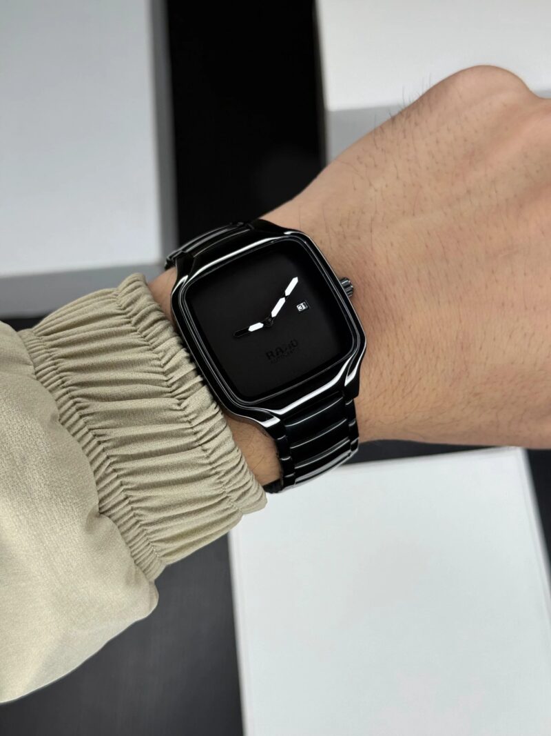 Rado Rd True Square Full Black Quartz Rado Rd True Square Full Black Quartz