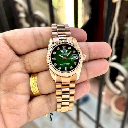Rolex Day-Date Mother of Pearl Dial Rose Gold Watch