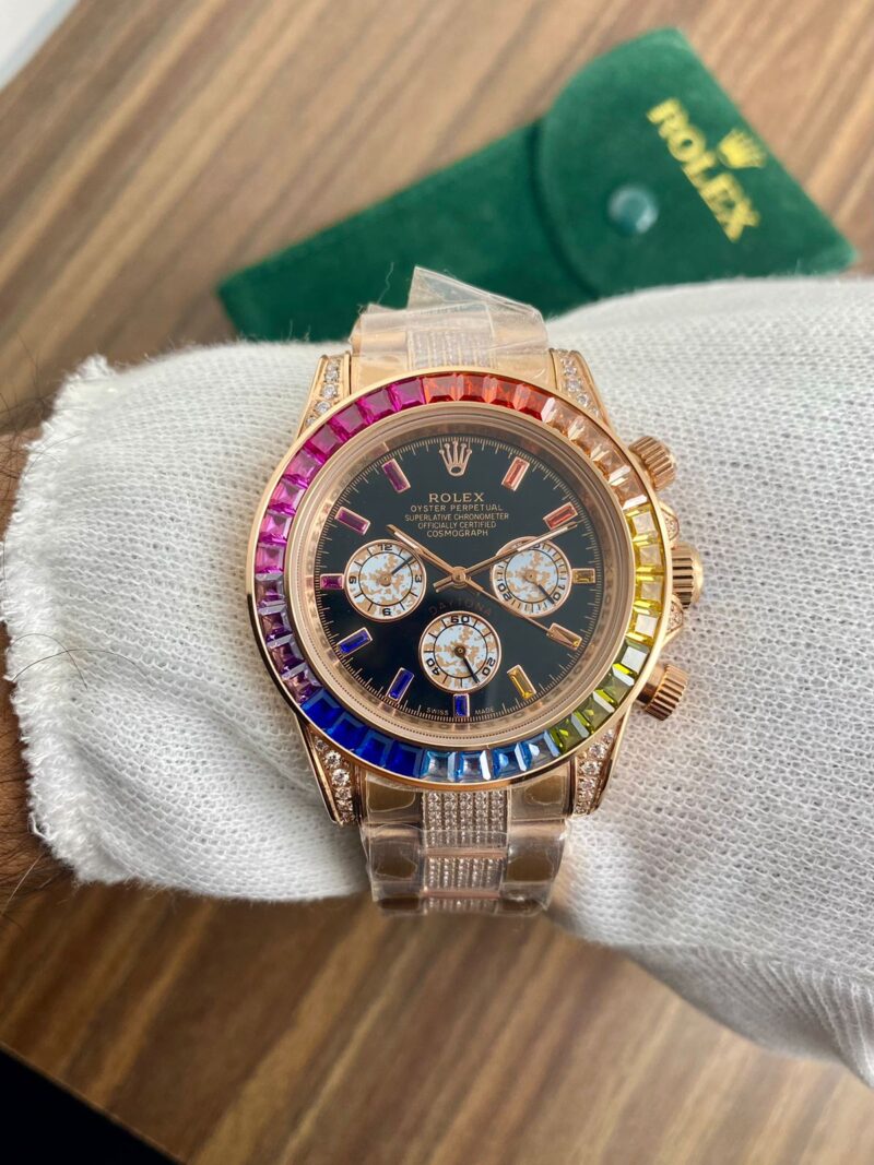Rolex Daytona Rainbow Diamond Semi ETA Rolex Daytona Rainbow Diamond Semi ETA