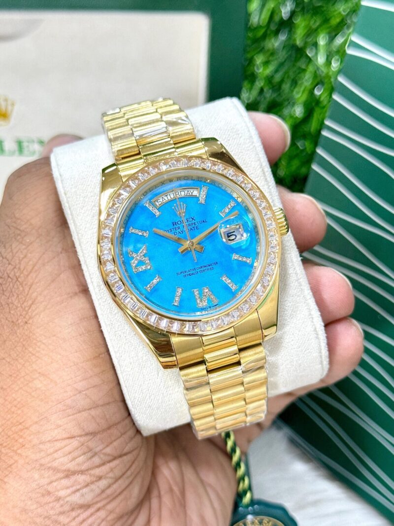 Rolex Diamond Bezel Tiffany Dial