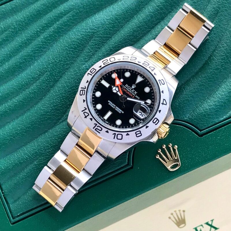 Rolex Explorer II Black Dial Two Tone Rolex Explorer II Black Dial Two Tone
