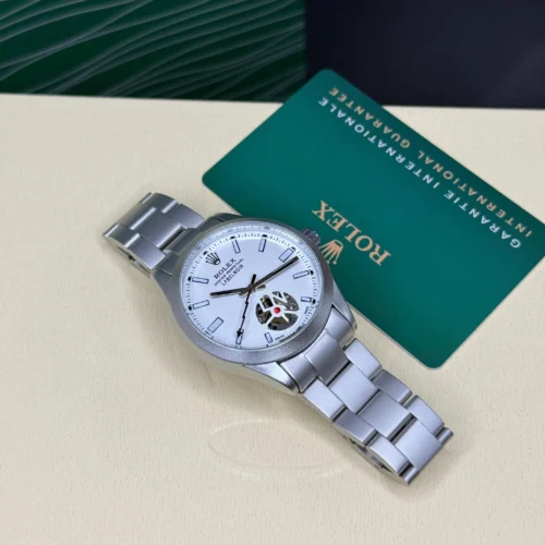 Rolex Labelnoir Open Back Automatic White Dial