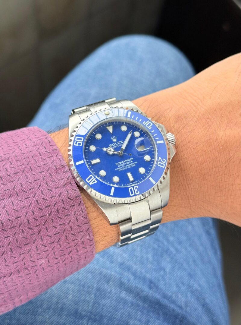 Rolex Submariner Silver Blue Dial