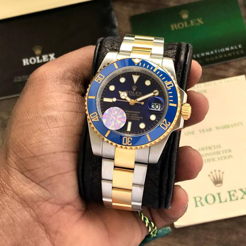 Rolex Submariner Two Tone Blue Dial YZ
