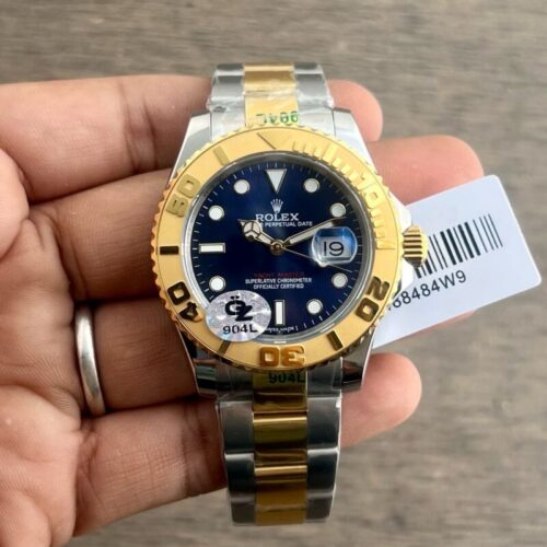 Rolex Yacht Master Two Tone Blue Dial OZ
