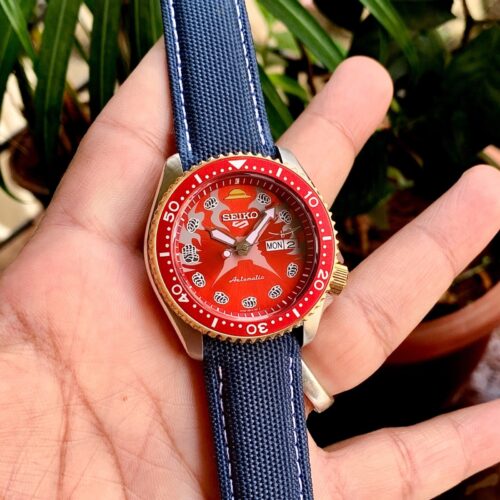Seiko X One Piece Luffy Red Dial