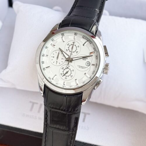 Tissot 1853 Couturier Leather White Dial Watch