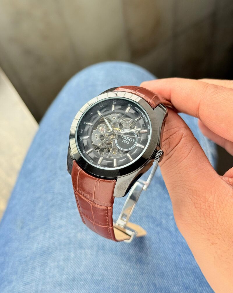 Tissot Automatic Open Heart Leather Strap Tissot Automatic Open Heart Leather Strap