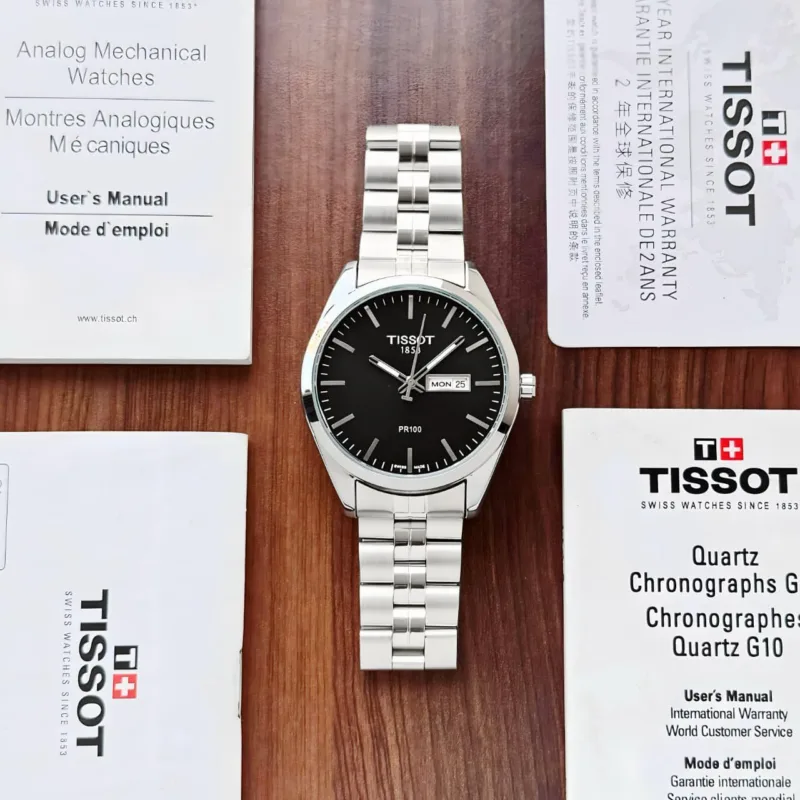 Tissot Classic PR100 Day Date Watch Tissot Classic PR100 Day Date Watch
