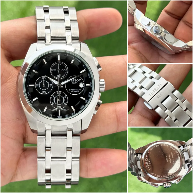 TISSOT Couturier 1853 Silver Black TISSOT Couturier 1853 Silver Black
