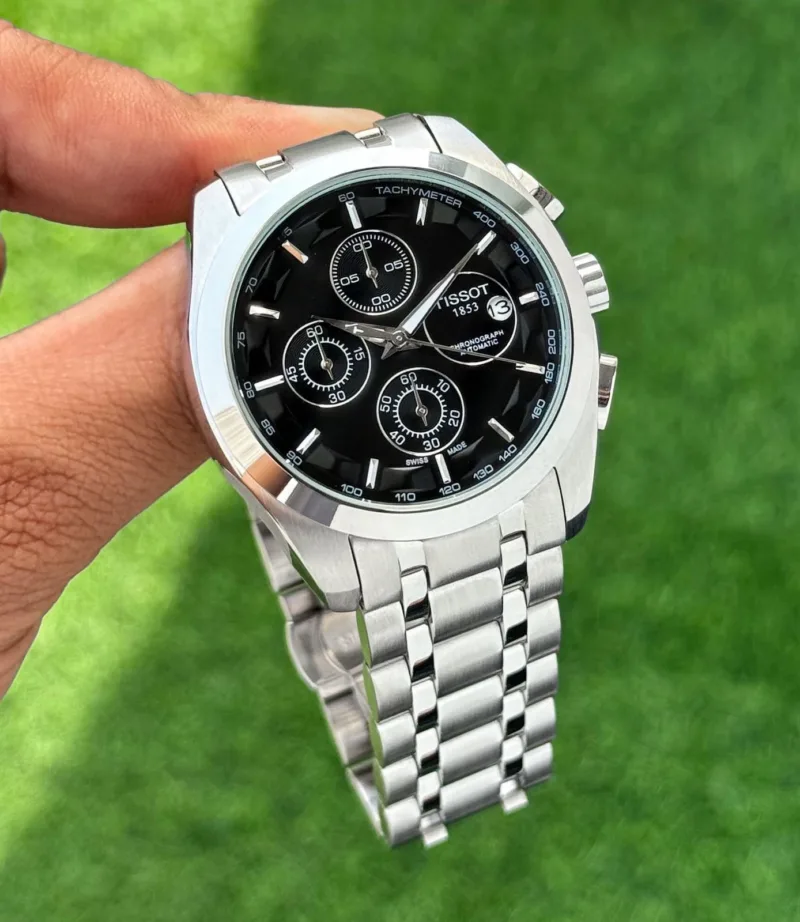 TISSOT Couturier 1853 Silver Black