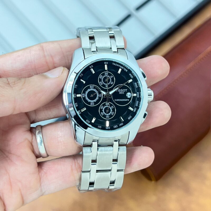 Tissot Couturier Silver Black Watch Tissot Couturier Silver Black Watch