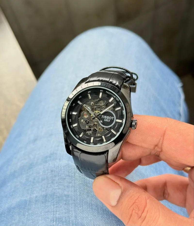 Tissot Couturier Skeleton Black Watch Tissot Couturier Skeleton Black Watch