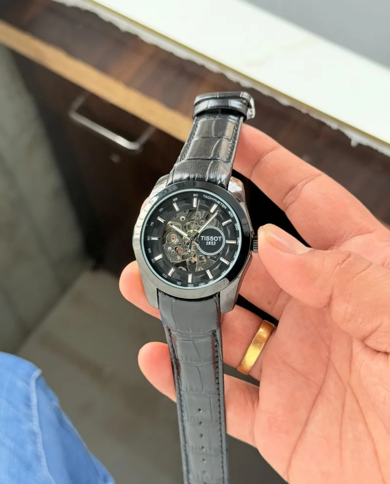 Tissot Couturier Skeleton Black Watch