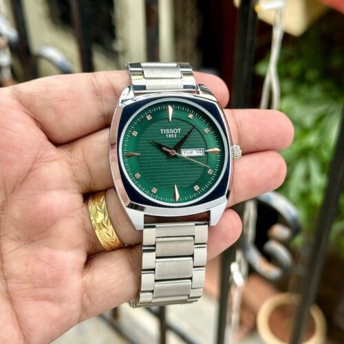 Tissot Gentleman Day Date Green Dial Watch