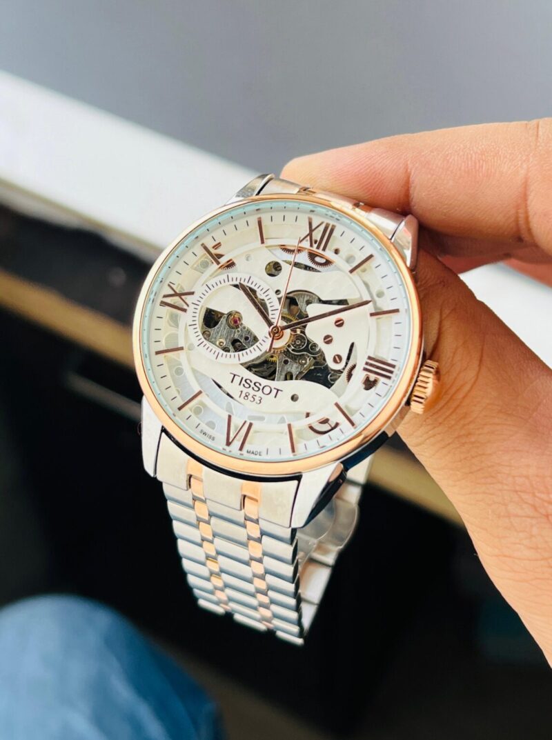 Tissot LeLocle Skeleton Two Tone Watch Tissot LeLocle Skeleton Two Tone Watch