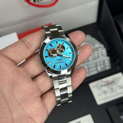 Tissot Powermatic 80 Open Heart Sky Blue