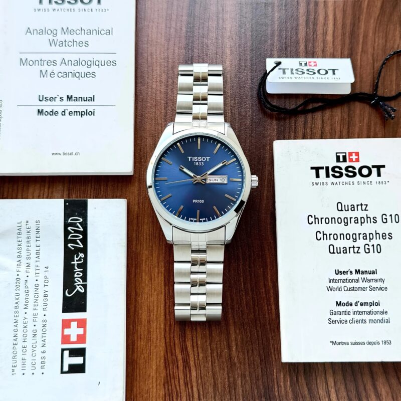 Tissot PR100 Day & Date Blue Dial Tissot PR100 Day & Date Blue Dial