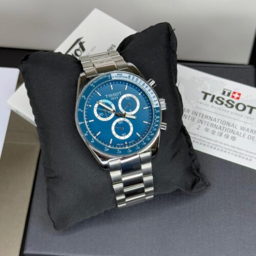 Tissot PR516 Silver Blue Watch