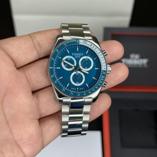 Tissot PR516 Silver Blue Watch
