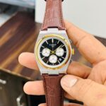Tissot PRX Chronograph Chroco Leather Strap