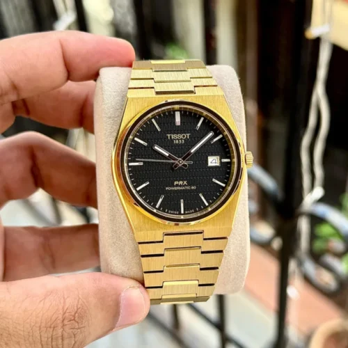 Tissot PRX Powermatic Gold Quartz