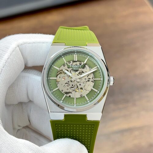 Tissot PRX Skeleton Green Watch