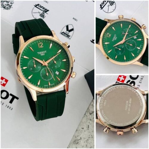 Tissot Traditional Slim Leather Green Dial